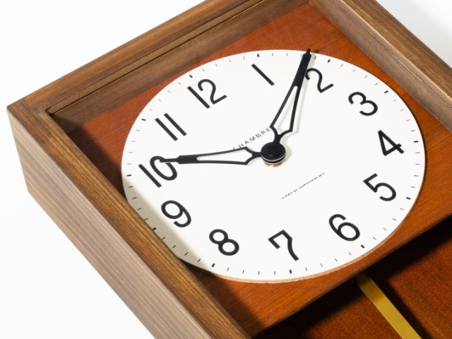 ひのき ペンデュラム クロック HINOKI PENDULUM CLOCK CH-033BR/CB 【INTERZERO】インターゼロ