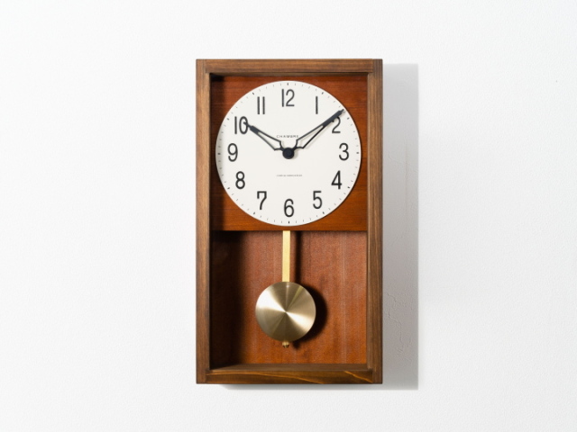 ひのき ペンデュラム クロック HINOKI PENDULUM CLOCK CH-033BR/CB 【INTERZERO】インターゼロ
