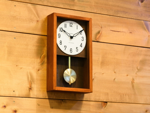 ひのき ペンデュラム クロック HINOKI PENDULUM CLOCK CH-033BR/CB 【INTERZERO】インターゼロ