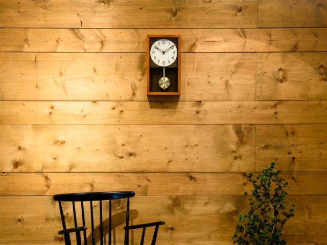 ひのき ペンデュラム クロック HINOKI PENDULUM CLOCK CH-033BR/CB 【INTERZERO】インターゼロ