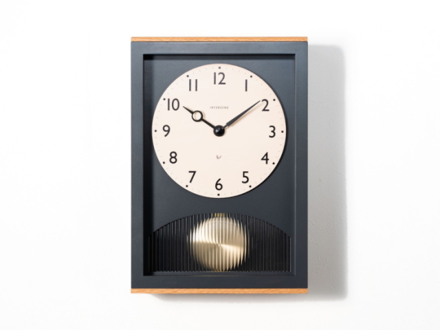 アーチの振り子時計 ARCH PENDULUM CLOCK CH-066BR/GY【INTERZERO】インターゼロ