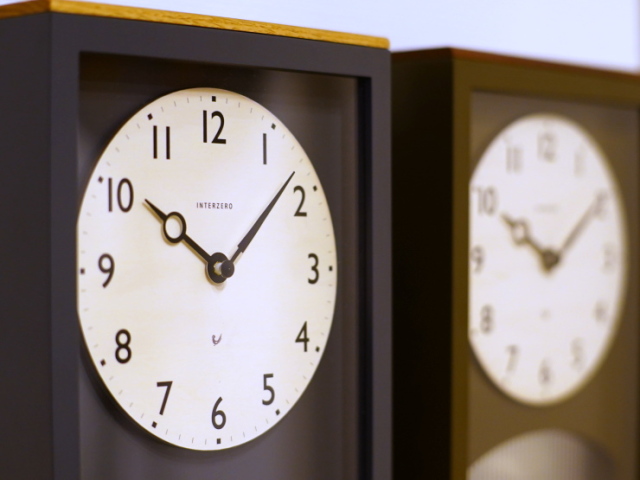 アーチの振り子時計 ARCH PENDULUM CLOCK CH-066BR/GY【INTERZERO】インターゼロ