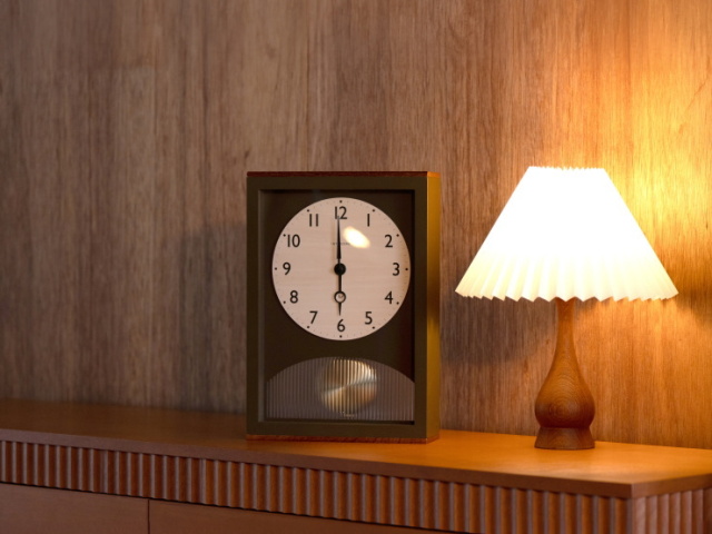 アーチの振り子時計 ARCH PENDULUM CLOCK CH-066BR/GY【INTERZERO】インターゼロ
