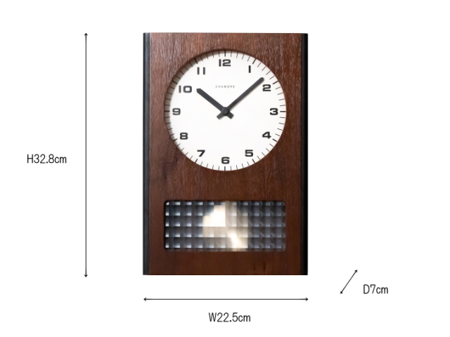 パシフィック ペンデュラム クロック PACIFIC PENDULUM CLOCK CH-077WN/OA 【INTERZERO】インターゼロ