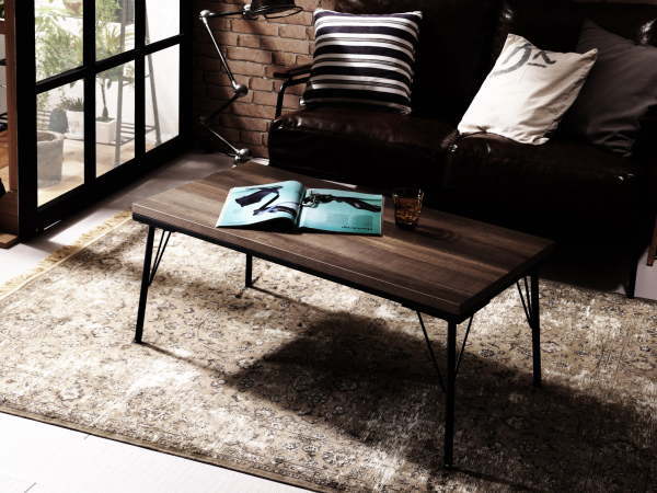 送料無料 BROOK（ブルック）フラットヒーターこたつテーブル 100×50