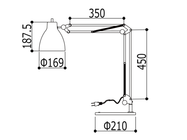 ビスレー デスクランプ BISLEY DESKLAMP  デスクライト【SWAN】スワン電器