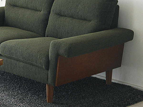 BAL（バル）2人掛け　ヴィンテージデザイン　ファブリックソファ