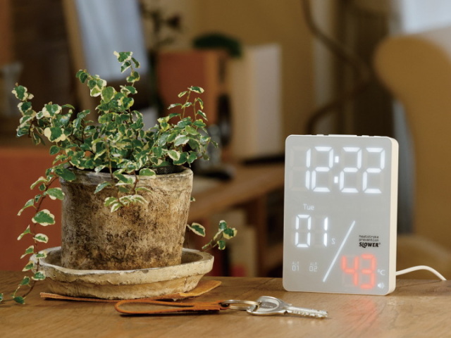 LED サーモアラートクロック AZUL THERMO ALERT CLOCK SLW416 SLW417 【スロウワー】 SLOWER
