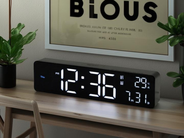 LED Wi-Fiクロックブエノ LED CLOCK BUENO 置き掛け兼用 SLW426 SLOWER（スロウワー）
