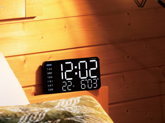 LED クロック シエロ LED CLOCK CIELO　置き掛け兼用 SLW366 SLOWER（スロウワー）