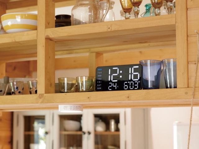 LED クロック シエロ LED CLOCK CIELO　置き掛け兼用 SLW366 SLOWER（スロウワー）