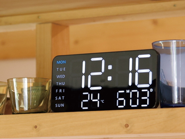 LED クロック シエロ LED CLOCK CIELO　置き掛け兼用 SLW366 SLOWER（スロウワー）