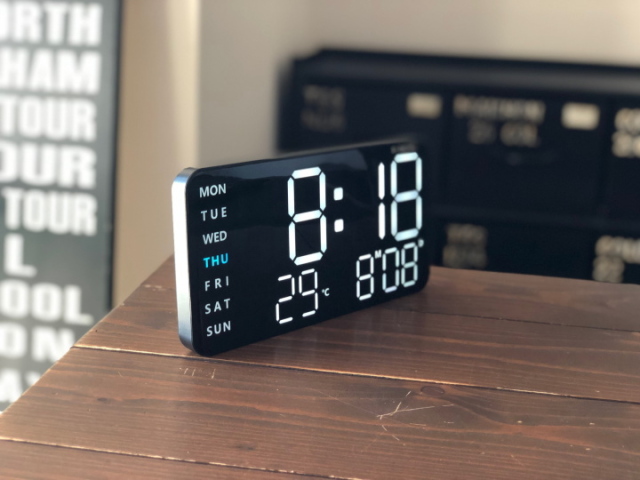 LED クロック シエロ LED CLOCK CIELO　置き掛け兼用 SLW366 SLOWER（スロウワー）