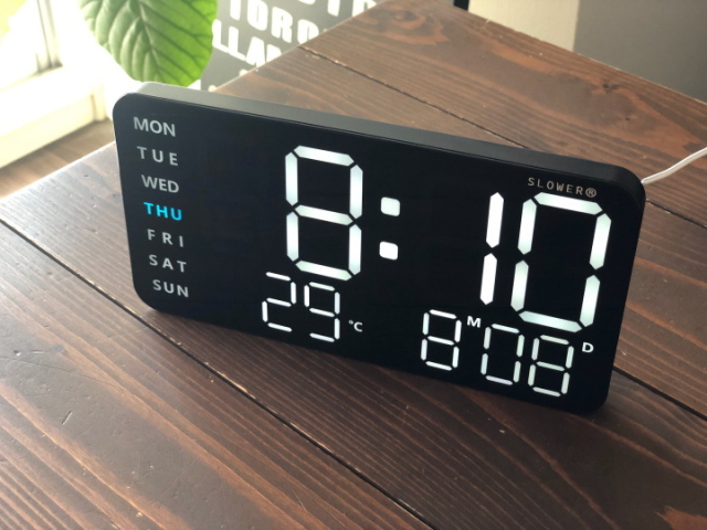 LED クロック シエロ LED CLOCK CIELO　置き掛け兼用 SLW366 SLOWER（スロウワー）