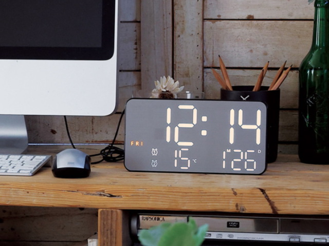 LED クロック シエロ LED CLOCK CIELO　置き掛け兼用 SLW366 SLOWER（スロウワー）