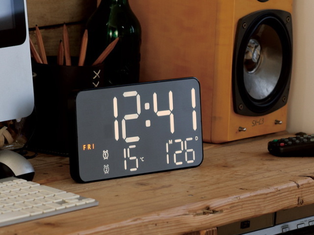 LED クロック シエロ LED CLOCK CIELO　置き掛け兼用 SLW366 SLOWER（スロウワー）