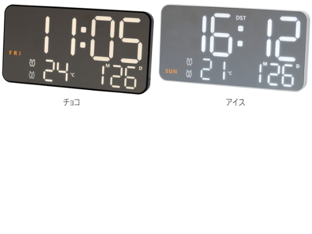 LED クロック シエロ LED CLOCK CIELO　置き掛け兼用 SLW366 SLOWER（スロウワー）