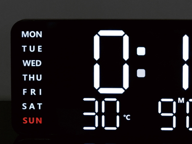 LED クロック シエロ LED CLOCK CIELO　置き掛け兼用 SLW366 SLOWER（スロウワー）