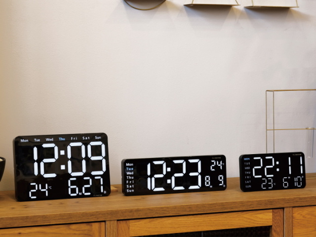 LED クロック シエロ LED CLOCK CIELO　置き掛け兼用 SLW366 SLOWER（スロウワー）
