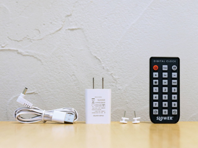 LED クロック ビエント LED CLOCK VIENTO 置き掛け兼用 SLW368 SLOWER（スロウワー）