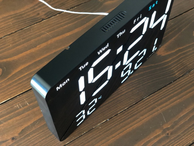 LED クロック ビエント LED CLOCK VIENTO 置き掛け兼用 SLW368 SLOWER（スロウワー）