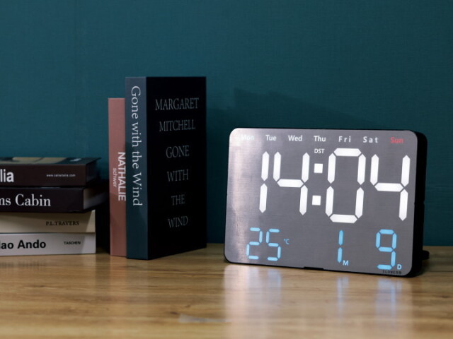 LED クロック ビエント LED CLOCK VIENTO 置き掛け兼用 SLW368 SLOWER（スロウワー）