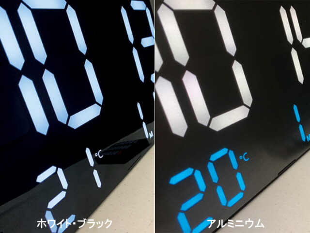 LED クロック ビエント LED CLOCK VIENTO 置き掛け兼用 SLW368 SLOWER（スロウワー）