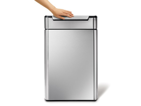 simplehuman（シンプルヒューマン）タッチバーダストボックス（分別タイプ）48L