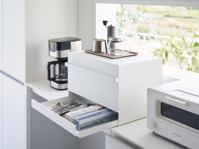 TOWER タワー ブレッドケース 引き出し型 2段 1857 1858 山崎実業