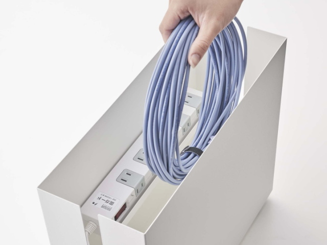 TOWER（タワー）キャスター付きケーブル収納ラック 5403 5404 山崎実業