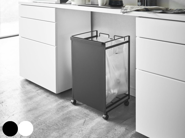 TOWER（タワー）2分別ダストワゴン（ダストボックス）