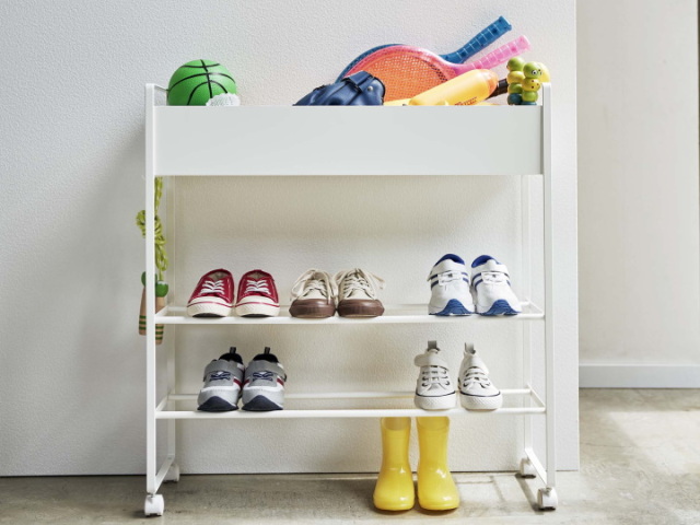 tower タワー キャスター付き 玄関収納ラック 5278 5279 山崎実業