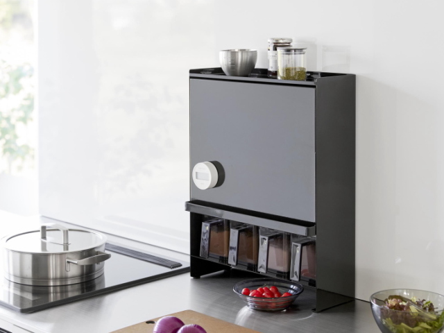 TOWER タワー 前が開く隠せる調味料ラック （調味料スタンド） 2009 2010 【山崎実業】