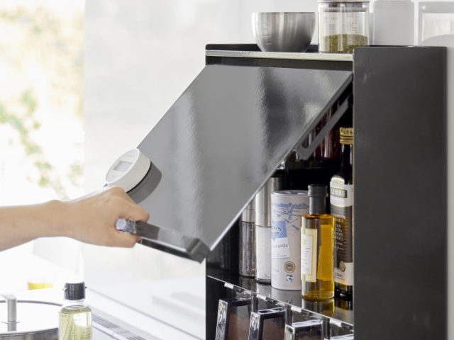 TOWER タワー 前が開く隠せる調味料ラック （調味料スタンド） 2009 2010 【山崎実業】