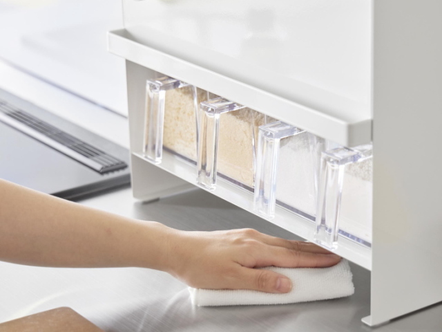 TOWER タワー 前が開く隠せる調味料ラック （調味料スタンド） 2009 2010 【山崎実業】