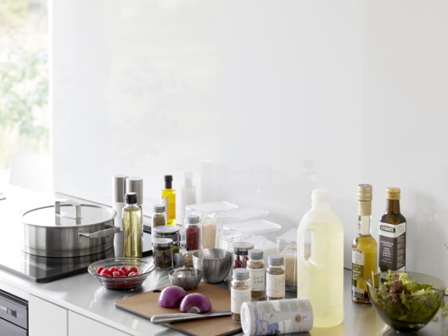 TOWER タワー 前が開く隠せる調味料ラック （調味料スタンド） 2009 2010 【山崎実業】