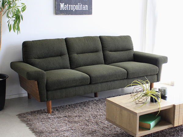 BAL（バル）3人掛けヴィンテージデザイン ファブリックソファ