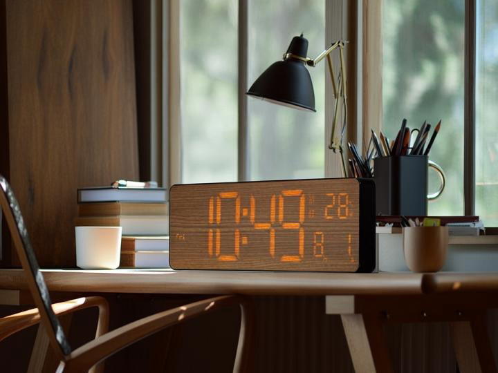 LED Wi-Fiクロックカミーノ  LED CLOCK CAMINO 置き掛け兼用 SLW428 SLOWER（スロウワー）