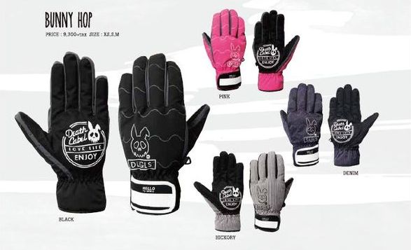 デスレーベル（DEATH LABEL）GLOVE グローブ　BUNNY HOP 【お買い得価格20％OFF】