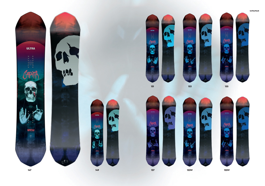 ★早期予約大特価★キャピタ（CAPiTA）【ULTRAFEAR】 17-18スノーボード 2018年
