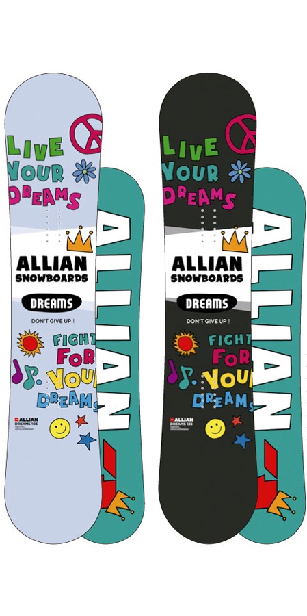 スノーボード　ALLIAN DREAMS-YOUTH アライアン（ALLIAN） 【DREAMS】 [YOUTH, KIDS] 18-19 スノーボード