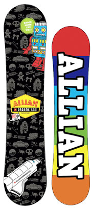 専用ALLIAN アライアン DREAM 115 キッズスノーボード板ジュニア
