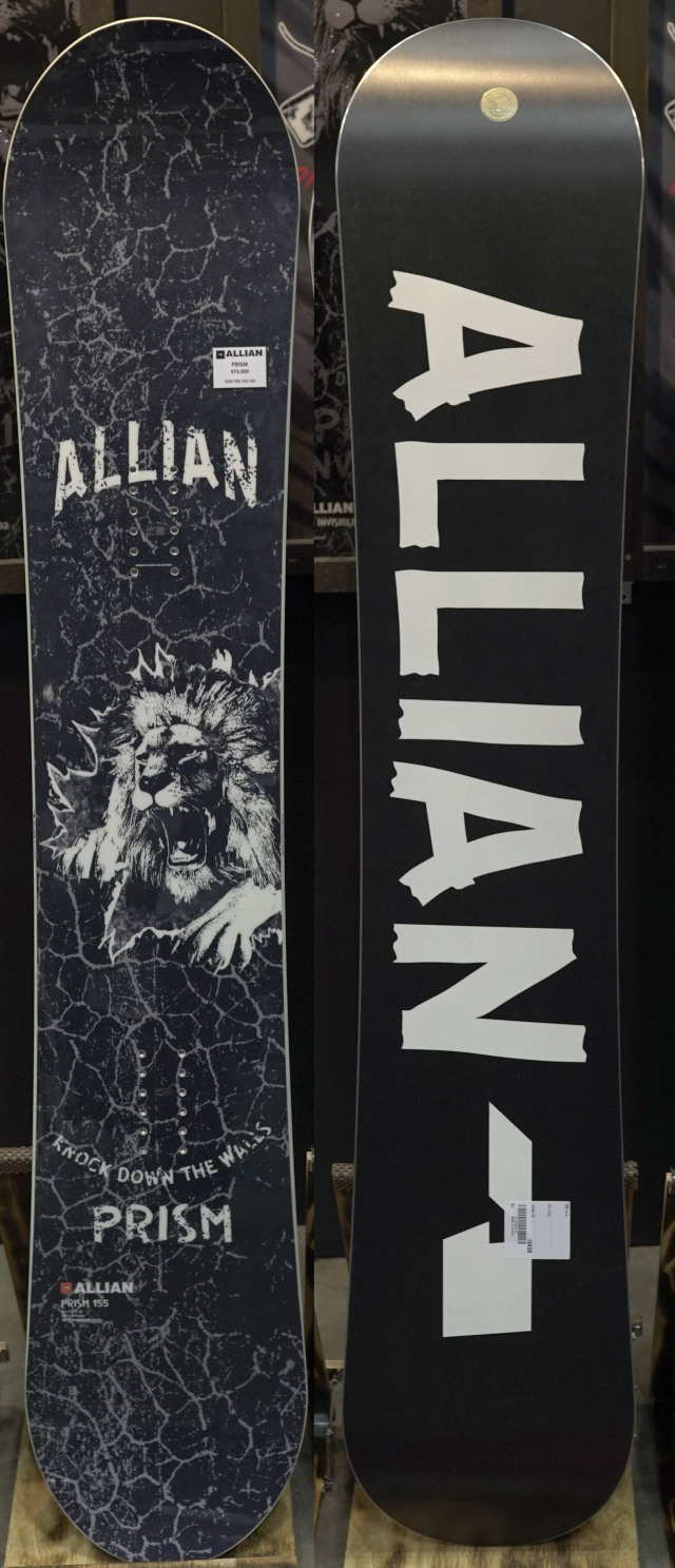 売り切れ御免！国内最安値!限定１★正規品大特価★アライアン（ALLIAN）【PRISM】 18-19 スノーボード 2019年