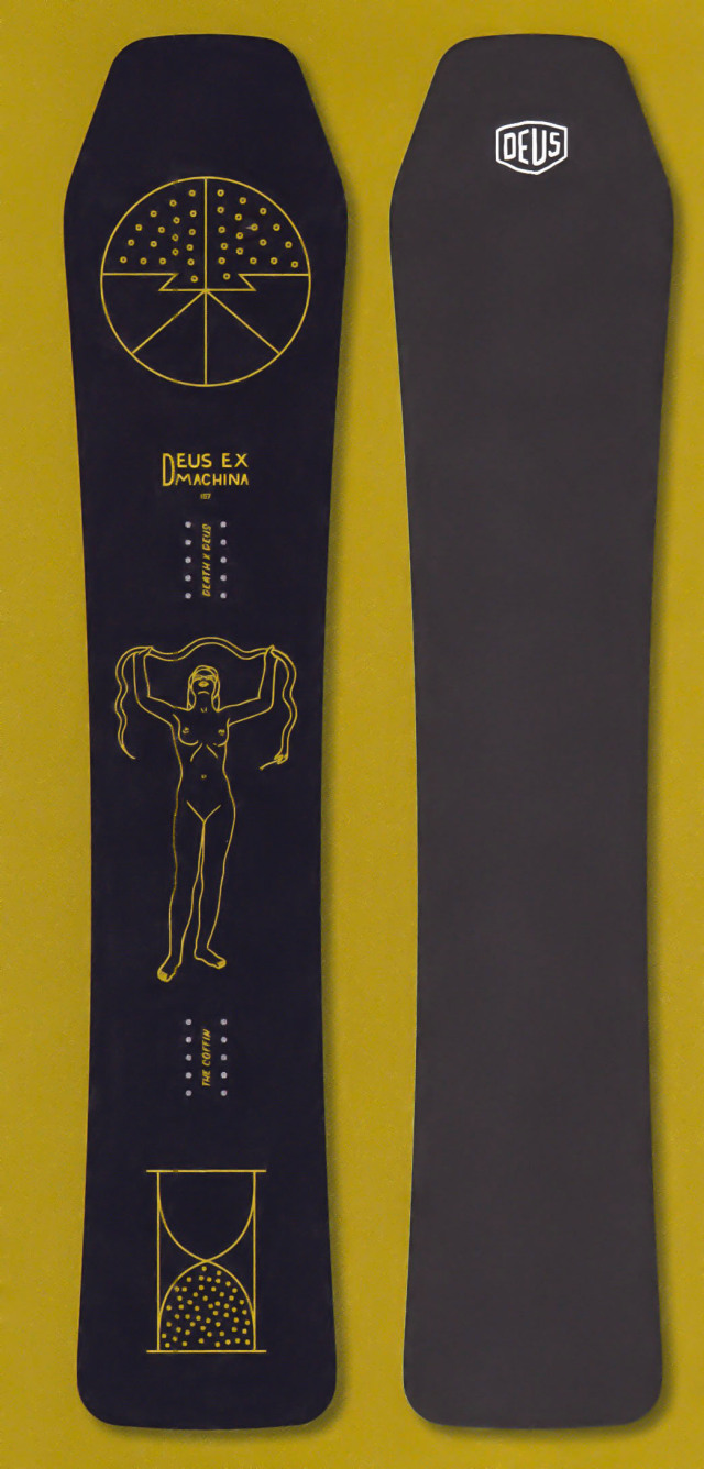 ★大特価★デスレーベル（DEATH LABEL）【THE COFFIN×DEUS】 17-18スノーボード 2018年