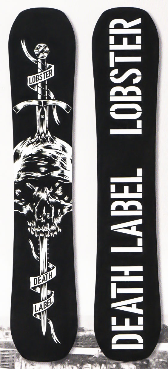 スーパーセール★限定１！大特価★デスレーベル（DEATH LABEL）JIB BOARD【DEATH×LOBSTER】wh17-18スノーボード 2018年