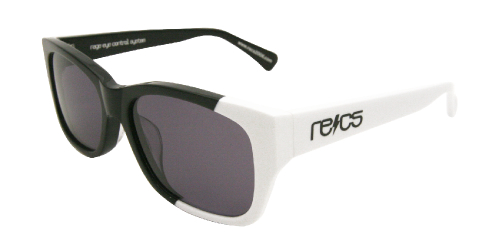 レックス（recs）WORKINGMAN　recs-11lot-02 BLK/WHT(L.GRAY LENS)