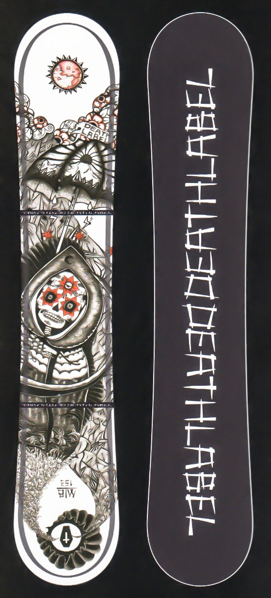 限定１!大特価★デスレーベル（DEATH LABEL）【MEN IN BLACK】 17-18スノーボード 2018年