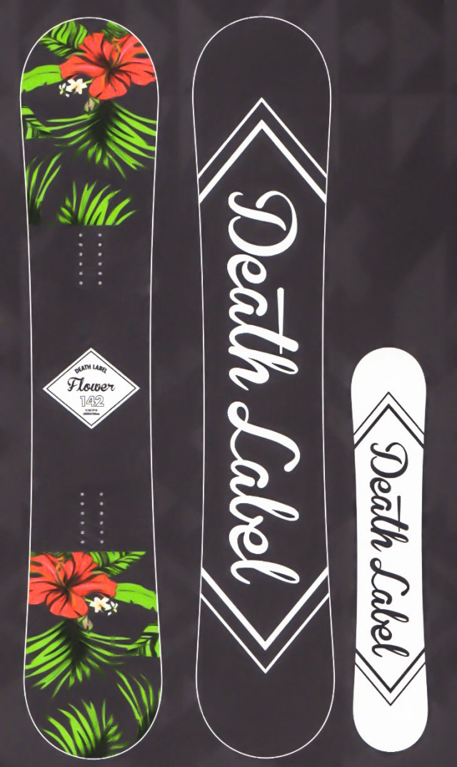在庫処分 売り尽くしセール!各1本限定★大特価★デスレーベル（DEATH LABEL）【FLOWER】 17-18スノーボード 2018年