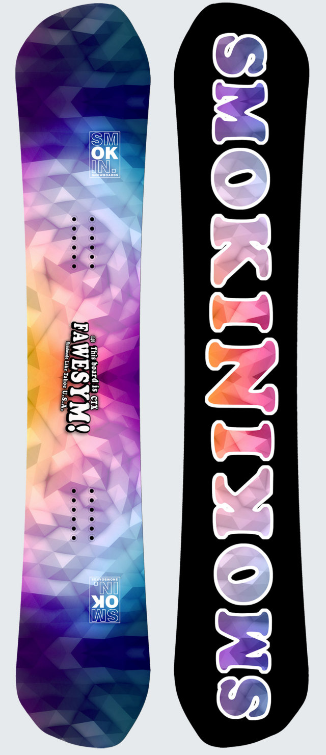 限定1本！大特価★早いもの勝ち★ スモーキン（SMOKIN）【FAWESYM】15-16 スノーボード 2016年