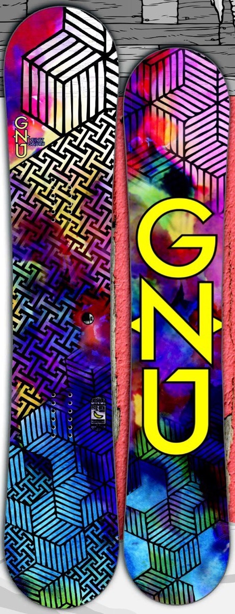 グヌー（GNU）【VELVET GNURU】 15-16 スノーボード 2016年